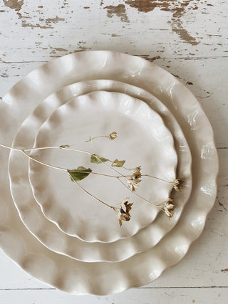 The Prima Collection Scalloped Salad Plate