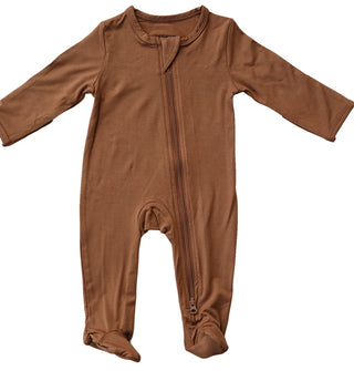 Bamboo Footed Sleeper - Rust