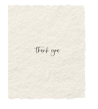 Thank You - Greeting Card
