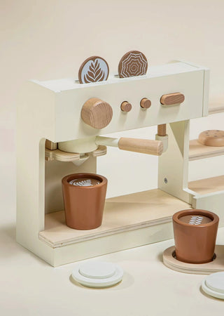 Wooden Coffee Shop Playset