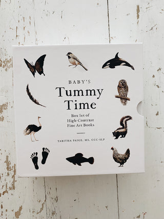 Baby's Tummy Time: Box Set of High-Contrast Fine Art Books