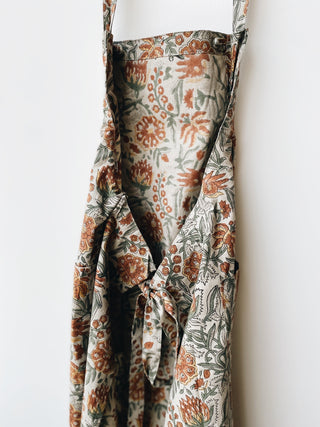Rosalind Block Print Apron