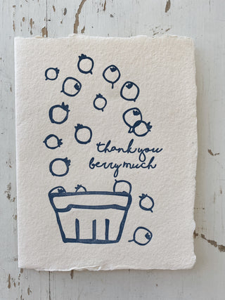 Thank You Berry Much - Greeting Card