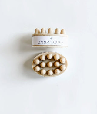 Oatmilk Espresso Massage Soap Bar