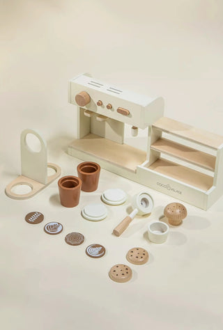 Wooden Coffee Shop Playset
