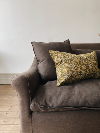 Thistle Block Print Pillow