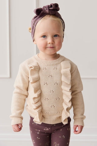 Valentia Jumper - Light Oatmeal Marle | Jamie Kay
