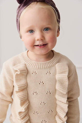 Valentia Jumper - Light Oatmeal Marle | Jamie Kay