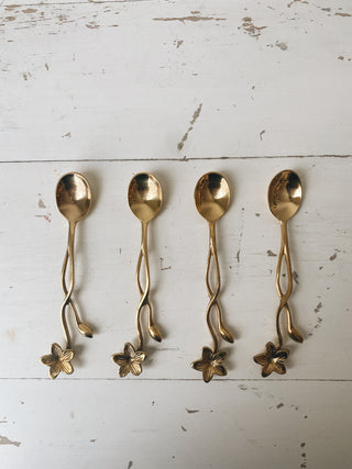 Cornelia Brass Tea Spoons