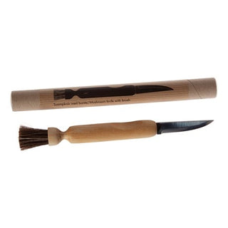 Mushroom Knife with Brush
