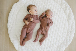 Organic Cotton Sleeper - Dusty Rose