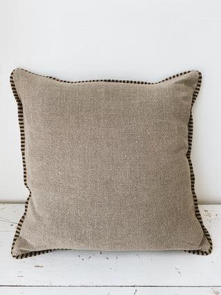 Honfleur Linen Pillow, Sienna 20x20