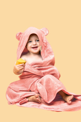 Hooded Towel - Peony