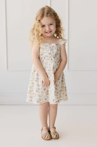 Organic Cotton Elodie Dress - Selena Blush | Jamie Kay