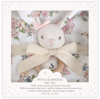 'PARISIAN' Blanket and Rattle Gift Set