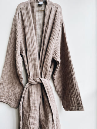 Alaia Robe - Mushroom Oatmeal