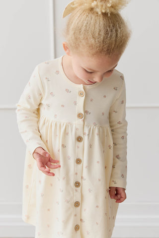 Organic Cotton Poppy Dress - Meredith Egret | Jamie Kay
