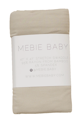 Stretch Swaddle - Oatmeal Bamboo