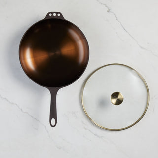 No.11 Cast Iron Deep Skillet with Glass | Smithey Ironware