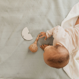 Rainbow + Rays Teether (Wheat)