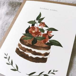 Birthday wishes - greeting card