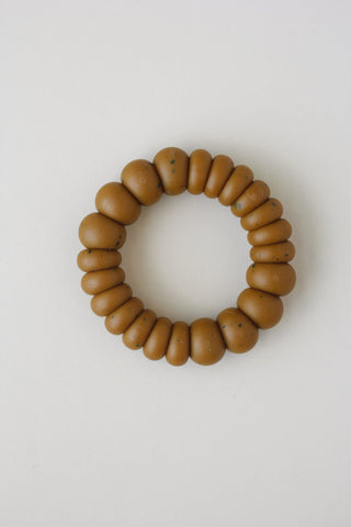 Silicone Teether Ring - Rust