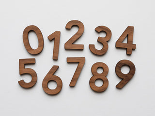 Wooden Number Set
