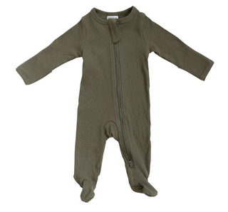 Organic Cotton Sleeper Winter Green