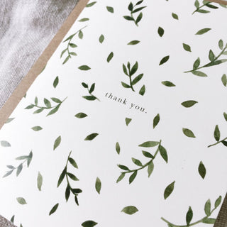 Thank you - greeting card