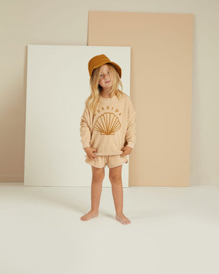 terry crewneck | seaside