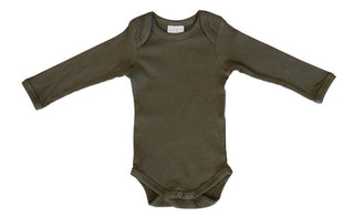Organic Cotton Bodysuit - Winter Green