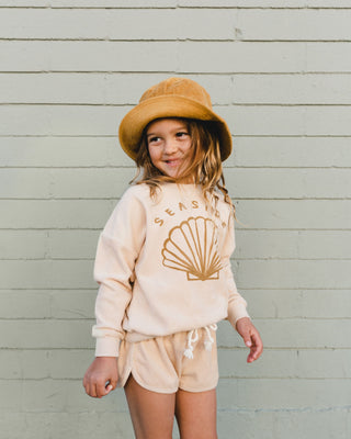 terry crewneck | seaside