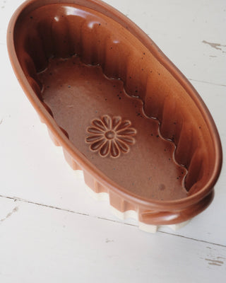 Terracotta Oval Baker, Small