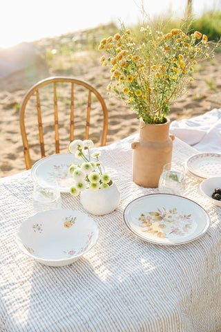FOUND. Vintage Wildflower Serving Bowl
