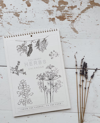 Culinary Herbs Perpetual Calendar