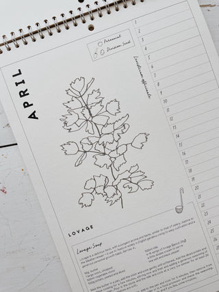 Culinary Herbs Perpetual Calendar