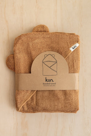 Hooded Towel - Caramel