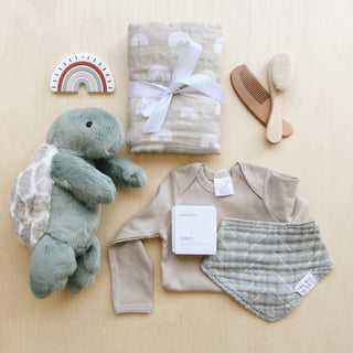 Organic Cotton Bodysuit - Oatmeal