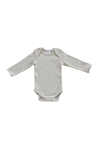 Organic Cotton Bodysuit - Oatmeal