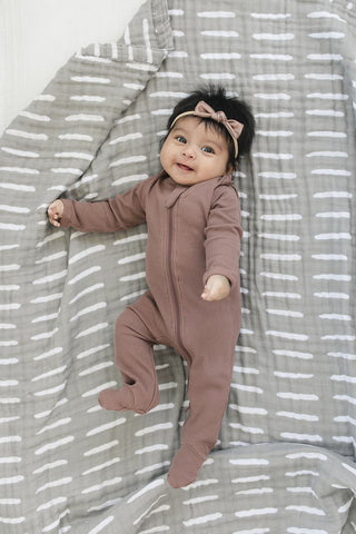 Organic Cotton Sleeper Plum