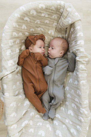 Organic Cotton Sleeper - Rust