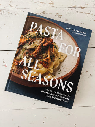 FEATURED RECIPE: PENNE WITH PANCETTA, SWEET PEAS, LEEKS AND CRÈME FRAÎCHE  from 'Pasta for all seasons' 