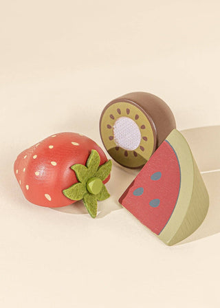 Wooden Fruits Playset