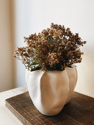 Stoneware Organic Shaped Planter