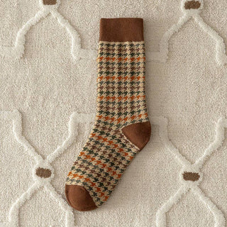 Houndstooth socks