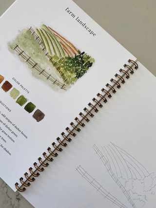 Farm Watercolour Book