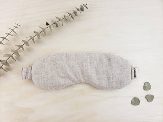 Therapeutic lavender eye mask (hemp & organic cotton sand)