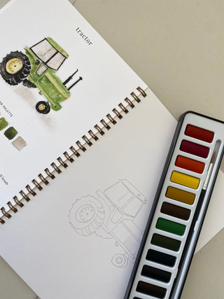Farm Watercolour Book