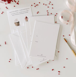 Sweet Treats Paintable Valentines Cards