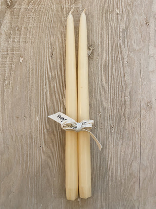 Ivory Taper Candle - Set of 2